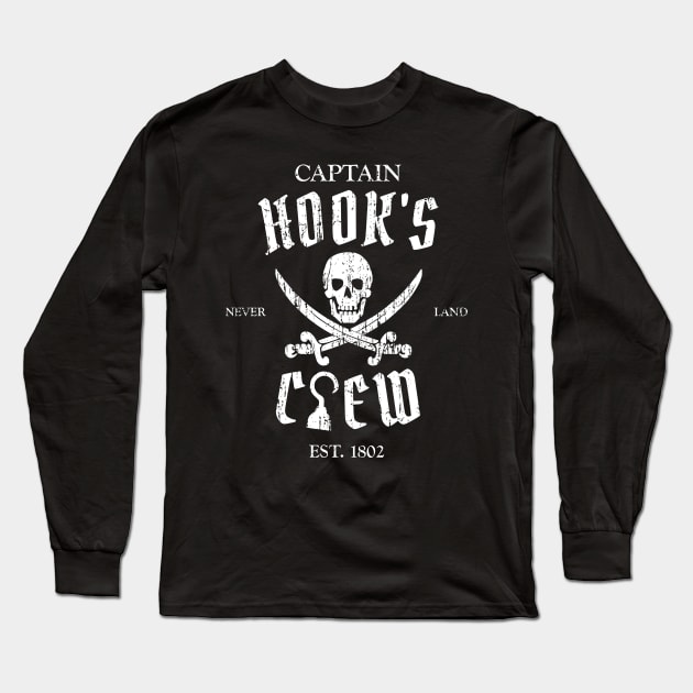 Hook's Crew Long Sleeve T-Shirt by ThisIsFloriduhMan